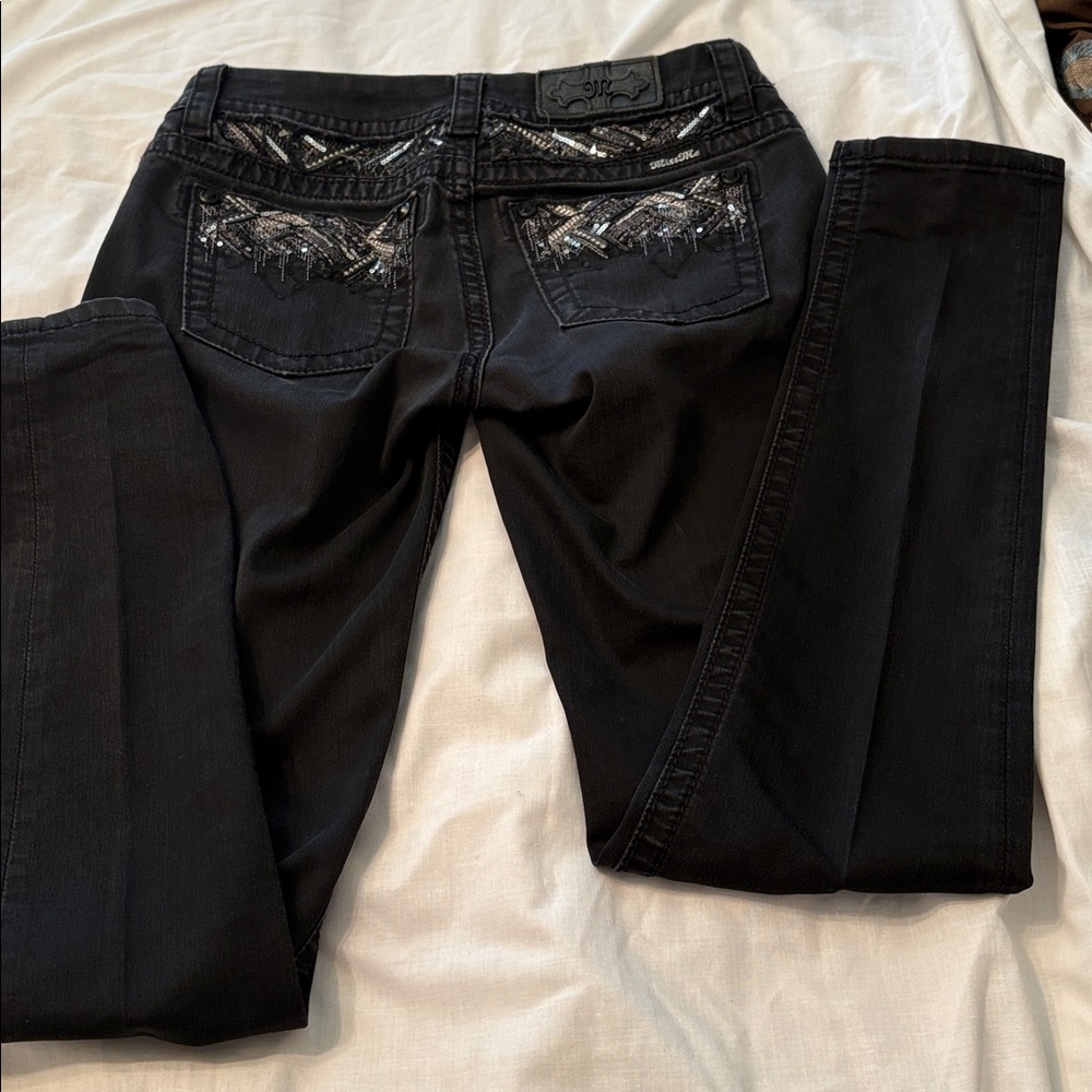 Miss Me Black Skinny Jeans